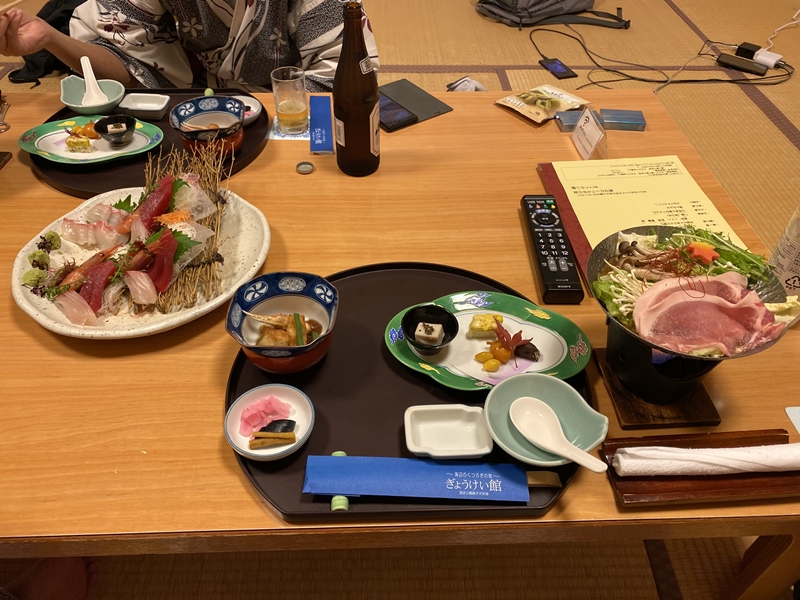 銚子ホテルの夕飯
