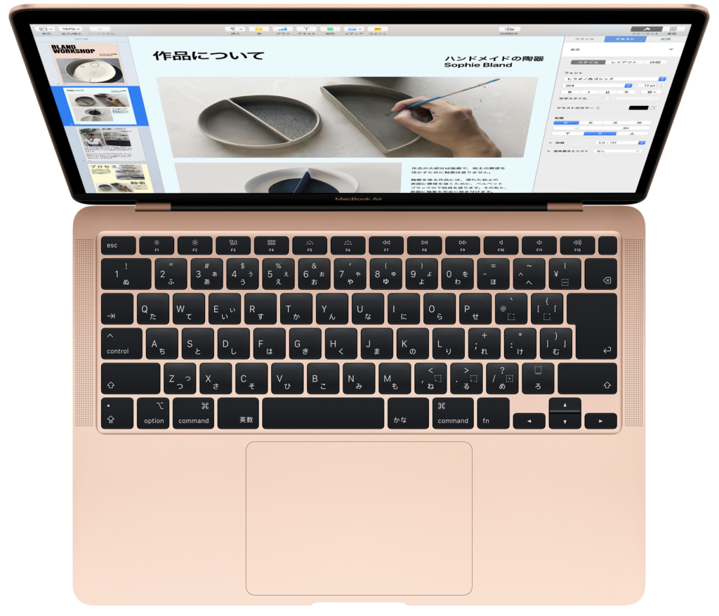 MacBook Airのキーボード